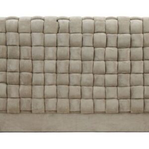 Sengegavl i tweed B195 cm – Stengrå