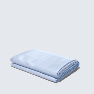 Silky Bamboo Flat Sheet, Sky Blue – 150×260 cm / 2 stk – Spar 10%