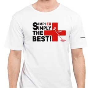 Simplex T-shirt – Hvid 3XL