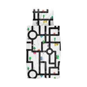 Snurk – Traffic sengetøj, 100x140cm