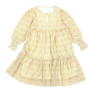 Sofie Schnoor Girls Kjole Izma Yellow Flower – Str. 10y 140cm