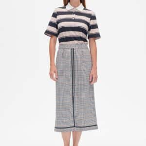 Sofie midinederdel – Grey Wallstreet Check