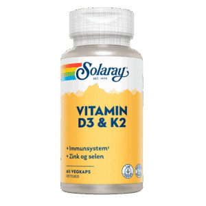 Solaray Vitamin D3 & K2 (60 kaps)