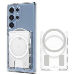 Spigen Ultra Hybrid Wallet MagSafe+ crystal clear – Samsung Galaxy S25 Series
