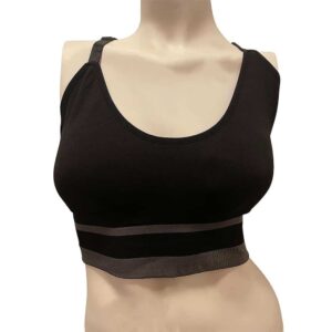 Sports Bra – pakke med 2 stk. (BH m/vaskbart indlæg) – Large