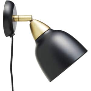 Superliving Urban væglampe, kort, sort