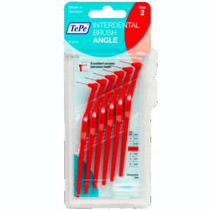 TePe Mellemrumsbørste Angle Rød (6 stk)
