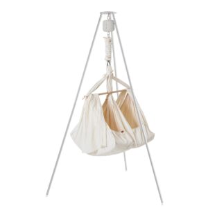 Tvillingeslyngevugge med vuggemotor & stativ