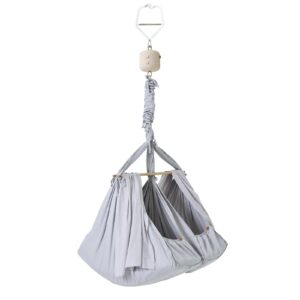 Tvillingeslyngevugge med vuggemotor (premium, karmbeslag)