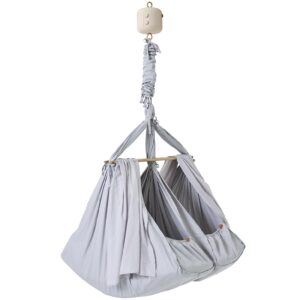 Tvillingeslyngevugge med vuggemotor (premium, loftophæng)