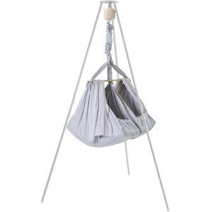 Tvillingeslyngevugge (premium) med vuggemotor & stativ (basic)