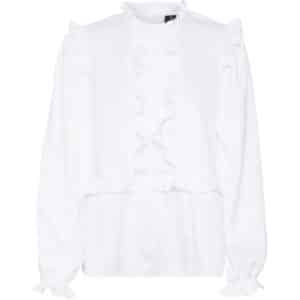 VERO MODA dame bluse VMMERLE – Bright White