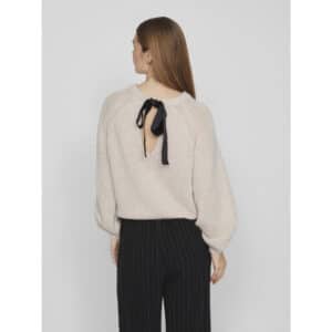 VILA dame strik VICHOCA – Birch BOW CLOSING