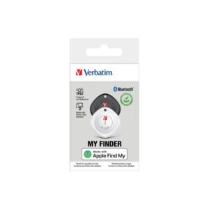 Verbatim My Finder Bluetooth Tracker 2-Pack – Black/White