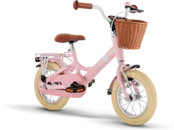 Youke Classic 12,Alu legecykel med kurv retro rose