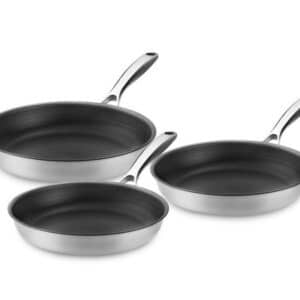 Zero – natural non-stick frying pan set – 3pcs