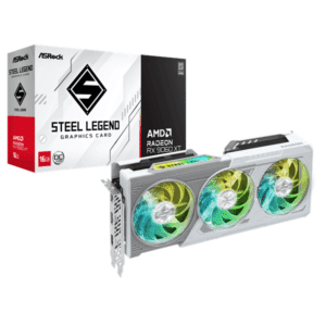 ASRock Radeon RX 9060 XT Steel Legend – 8GB GDDR6 RAM – Grafikkort