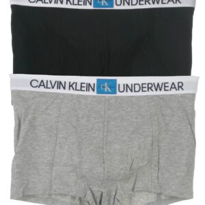 Calvin Klein 2-pak tights, Trunk, greyblack – 152 – 12-14år