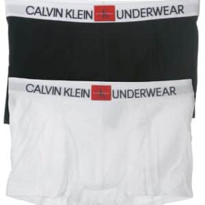 Calvin Klein 2-pak tights, Trunk, whiteblack – 140 – 10-12år