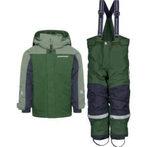 Didriksons Idre/Neptun skisæt, junior, mørkegrøn