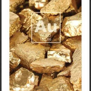 Elements Guldstykker 50×70