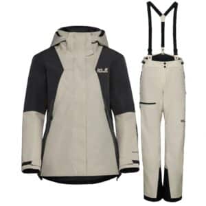 Jack Wolfskin Flowline Pro 2L Ins sæt, dame, beige