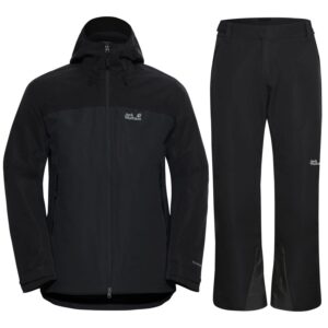 Jack Wolfskin Flowline/Wild Places skisæt, herre, sort