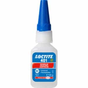 Loctite 401 hurtiglim, multifunktionel, 20g