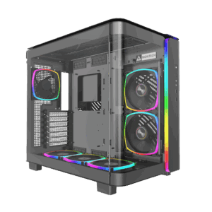 Montech King 95 Pro Sort- curved glas