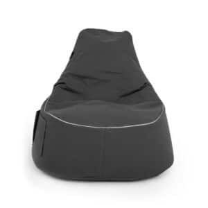 NORDVÄRK Golf udendørs sækkestol – grå polyester