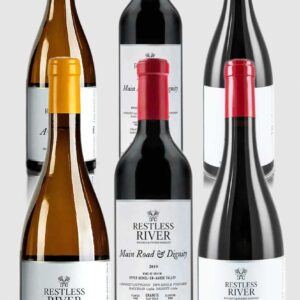 Restless River smagekasse med 6 flasker – 3 x 2 Restless River vine