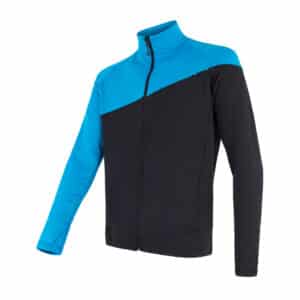 Sensor Tecnostretch FZ Jacket – Fleecejakke – Herre – Blå/Sort – Str. XL