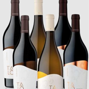 Smagekasse med 6 flasker Talo-vine fra Italien