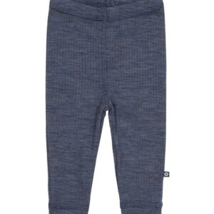 Smallstuff Leggings – Uld – Rib – Denim Melange
