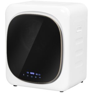 Tørretumbler med uv-desinfektion, kompakt design, 4 kg kapacitet, rustfrit stål, hvid