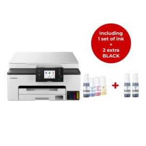Canon MAXIFY GX1050 Value Kit + Extra Ink Multifunktion – Farve – Blæk