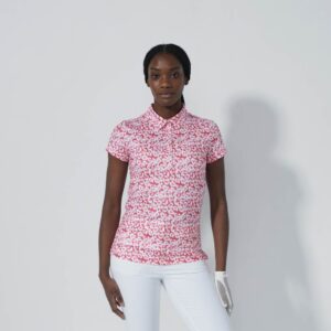 Daily Sports Sheermotion Cap S Dame Poloshirt – Leo Coral – Str. L