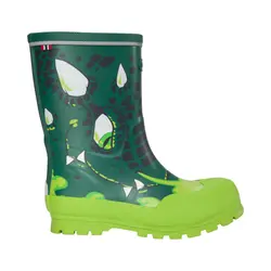 Jolly print gummistøvle – Bottlegreen/Multi