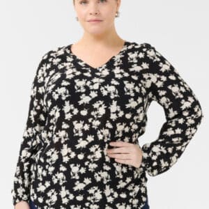Kcami LS Blouse Printed
