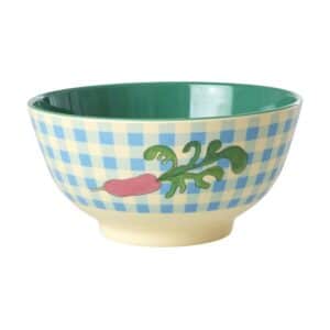 Melamine Ravishing Radish Print Medium skål – 700 ml.
