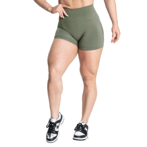 Scrunch Shorts, Washed Green